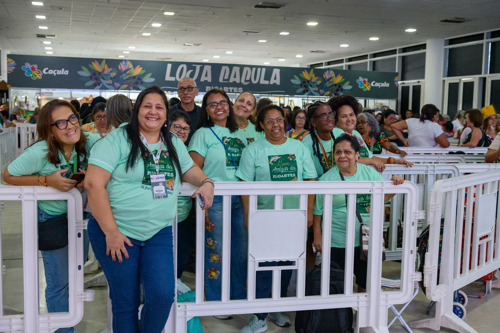 Grande público reunido na Feira Rio Artes